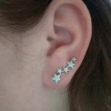 Load image into Gallery viewer, Hot Crystal Flower Stud Earrings for Women Fashion Jewelry Gold Silver Rhinestones Earrings Gift for Party and Best Friend