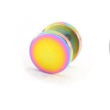 Load image into Gallery viewer, 1 Piece Fashion Punk Earrings Double Sided Round Bolt Stud Earrings Male Gothic Barbell Black Earrings Men women Jewelry Gifts
