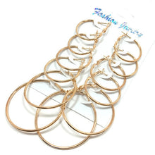 Load image into Gallery viewer, Big hoops earrings 2020 summer 6 sets circle eardrop personalized hoop earring ring ear rings combination women fashion jewelry
